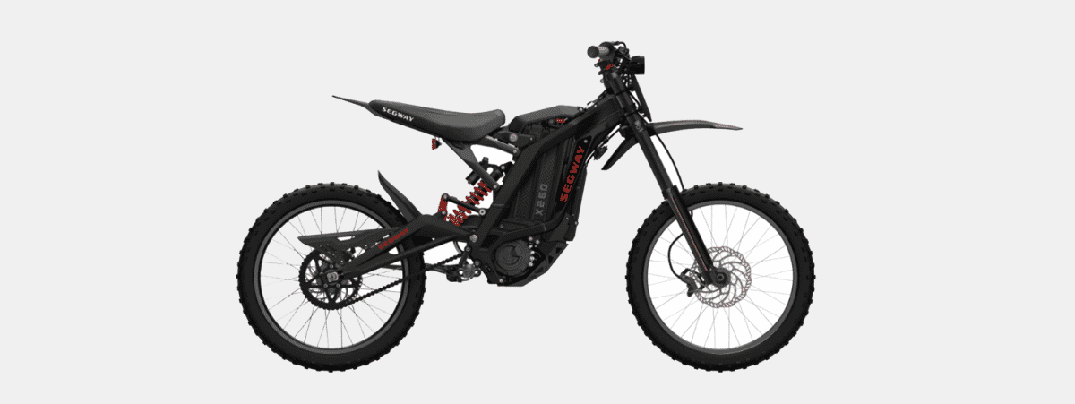Black and red Segway Dirt eBike X260 Electric Dirt Bike